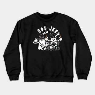 BOO JEE Ghostly Band - Friendly Ghosts - Funny Halloween Ghost Crewneck Sweatshirt